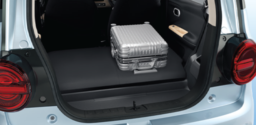 838 L Baggage Capacity (rear seats folded)