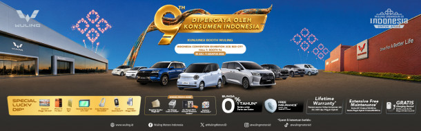 Rayakan 9th Dipercaya Oleh Konsumen Indonesia Bersama Wuling di GIIAS 2026